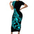 polynesia-family-matching-short-sleeve-bodycon-dress-and-hawaiian-shirt-fish-hook-tattoo-go-fishing-polynesian-pattern-turquosie