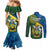 solomon-islands-couples-matching-mermaid-dress-and-long-sleeve-button-shirts-tropical-leaves-with-melanesian-pattern