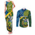 solomon-islands-couples-matching-tank-maxi-dress-and-long-sleeve-button-shirts-tropical-leaves-with-melanesian-pattern