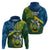 Solomon Islands Hoodie Tropical Leaves With Melanesian Pattern LT14 - Polynesian Pride