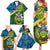 Personalised Solomon Islands Family Matching Summer Maxi Dress and Hawaiian Shirt Tropical Leaves With Melanesian Pattern LT14 - Polynesian Pride