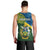 Personalised Solomon Islands Men Tank Top Tropical Leaves With Melanesian Pattern LT14 - Polynesian Pride