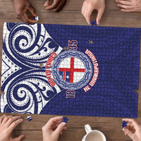 New Zealand United Tribes Te Kara Puzzle He Whakaputanga Maori Pattern LT14 - Polynesian Pride