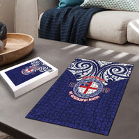 New Zealand United Tribes Te Kara Puzzle He Whakaputanga Maori Pattern LT14 - Polynesian Pride