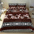 Bula Fiji Bedding Set Fijian Tapa Masi With Hibiscus Flowers LT14 - Polynesian Pride