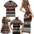 Bula Fiji Family Matching Short Sleeve Bodycon Dress and Hawaiian Shirt Fijian Tapa Masi With Hibiscus Flowers LT14 - Polynesian Pride