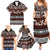 Bula Fiji Family Matching Summer Maxi Dress and Hawaiian Shirt Fijian Tapa Masi With Hibiscus Flowers LT14 - Polynesian Pride