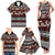 Bula Fiji Family Matching Tank Maxi Dress and Hawaiian Shirt Fijian Tapa Masi With Hibiscus Flowers LT14 - Polynesian Pride