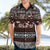 Bula Fiji Hawaiian Shirt Fijian Tapa Masi With Hibiscus Flowers LT14 - Polynesian Pride