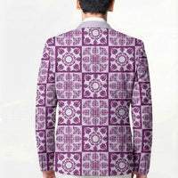 Poni Palaka Quilt Hawaii Blazer Hawaiian Tropical Monstera Sea Turtle LT14 - Polynesian Pride