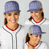 Polu Palaka Quilt Hawaii Baseball Net Cap Hawaiian Tropical Monstera Sea Turtle LT14 - Polynesian Pride