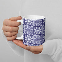 Polu Palaka Quilt Hawaii Ceramic Mug Hawaiian Tropical Monstera Sea Turtle LT14 - Polynesian Pride