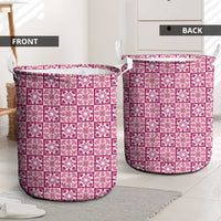 Akala Palaka Quilt Hawaii Laundry Basket Hawaiian Tropical Monstera Sea Turtle LT14 - Polynesian Pride
