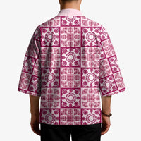 Akala Palaka Quilt Hawaii Kimono Hawaiian Tropical Monstera Sea Turtle LT14 - Polynesian Pride