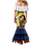 Personalised Philippines Women's Day Mermaid Dress Filipino Golden Sun With Polynesian Pattern LT14 - Polynesian Pride