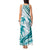 Cyan Polynesia Tank Maxi Dress Polynesian Turtle Shark Tattoo Tropical Vintage LT14 - Polynesian Pride