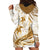 Gold Polynesia Hoodie Dress Polynesian Turtle Shark Tattoo Tropical Vintage LT14 - Polynesian Pride