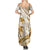 Gold Polynesia Summer Maxi Dress Polynesian Turtle Shark Tattoo Tropical Vintage LT14 - Polynesian Pride