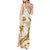 Gold Polynesia Tank Maxi Dress Polynesian Turtle Shark Tattoo Tropical Vintage LT14 - Polynesian Pride