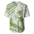 Lime Green Polynesia Baseball Jersey Polynesian Turtle Shark Tattoo Tropical Vintage LT14 Lime Green - Polynesian Pride