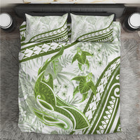 Lime Green Polynesia Bedding Set Polynesian Turtle Shark Tattoo Tropical Vintage LT14 Lime Green - Polynesian Pride