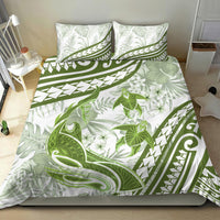 Lime Green Polynesia Bedding Set Polynesian Turtle Shark Tattoo Tropical Vintage LT14 - Polynesian Pride