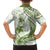 Lime Green Polynesia Family Matching Long Sleeve Bodycon Dress and Hawaiian Shirt Polynesian Turtle Shark Tattoo Tropical Vintage LT14 - Polynesian Pride