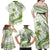 Lime Green Polynesia Family Matching Off Shoulder Maxi Dress and Hawaiian Shirt Polynesian Turtle Shark Tattoo Tropical Vintage LT14 - Polynesian Pride