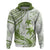 Lime Green Polynesia Hoodie Polynesian Turtle Shark Tattoo Tropical Vintage LT14 Zip Hoodie Lime Green - Polynesian Pride