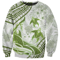 Lime Green Polynesia Sweatshirt Polynesian Turtle Shark Tattoo Tropical Vintage LT14 Unisex Lime Green - Polynesian Pride