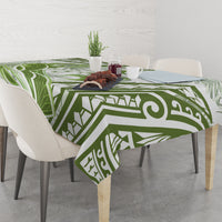 Lime Green Polynesia Tablecloth Polynesian Turtle Shark Tattoo Tropical Vintage LT14 - Polynesian Pride
