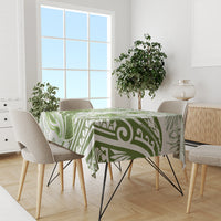 Lime Green Polynesia Tablecloth Polynesian Turtle Shark Tattoo Tropical Vintage LT14 - Polynesian Pride