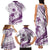 Purple Polynesia Family Matching Tank Maxi Dress and Hawaiian Shirt Polynesian Turtle Shark Tattoo Tropical Vintage LT14 - Polynesian Pride