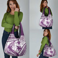 Purple Polynesia Grocery Bag Polynesian Turtle Shark Tattoo Tropical Vintage LT14 - Polynesian Pride