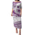 Purple Polynesia Puletasi Polynesian Turtle Shark Tattoo Tropical Vintage LT14 Long Dress Purple - Polynesian Pride