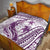 Purple Polynesia Quilt Polynesian Turtle Shark Tattoo Tropical Vintage