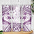 Purple Polynesia Skinny Tumbler Polynesian Turtle Shark Tattoo Tropical Vintage