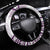 Purple Polynesia Steering Wheel Cover Polynesian Turtle Shark Tattoo Tropical Vintage