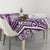 Purple Polynesia Tablecloth Polynesian Turtle Shark Tattoo Tropical Vintage