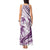 Purple Polynesia Tank Maxi Dress Polynesian Turtle Shark Tattoo Tropical Vintage LT14 - Polynesian Pride