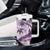 Purple Polynesia Tumbler With Handle Polynesian Turtle Shark Tattoo Tropical Vintage