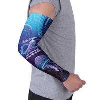 Polynesia Jellyfish Memorial Personalised Arm Sleeves Infinity Jellies Polynesian Pattern LT14 - Polynesian Pride