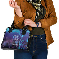 Polynesia Jellyfish Memorial Personalised Shoulder Handbag Infinity Jellies Polynesian Pattern LT14 - Polynesian Pride