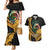 Personalised Vanuatu Independence Day Couples Matching Mermaid Dress and Hawaiian Shirt July 30 Vanuatuan Pig Tusk