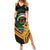 Personalised Vanuatu Independence Day Family Matching Summer Maxi Dress and Hawaiian Shirt July 30 Vanuatuan Pig Tusk