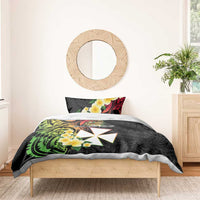 Wallis and Futuna Victory Day Bedding Set Liberty Equality Fraternity Polynesian Plumeria LT14 - Polynesian Pride