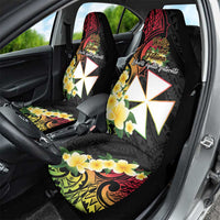 Wallis and Futuna Victory Day Car Seat Cover Liberty Equality Fraternity Polynesian Plumeria LT14 - Polynesian Pride