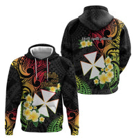 Wallis and Futuna Victory Day Hoodie Liberty Equality Fraternity Polynesian Plumeria LT14 - Polynesian Pride