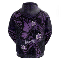 Personalised Fibromyalgia Awareness Month Hoodie Fibro Warrior Strength In Every Struggle LT14 - Polynesian Pride