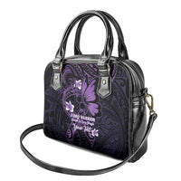 Personalised Fibromyalgia Awareness Month Shoulder Handbag Fibro Warrior Strength In Every Struggle LT14 - Polynesian Pride